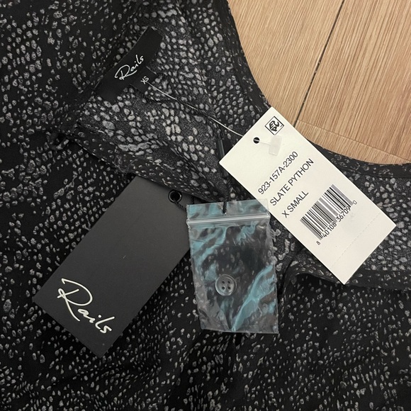 NWT Rails Inez Dress Slate Python dress, Size XS New With Tags - Picture 6 of 13